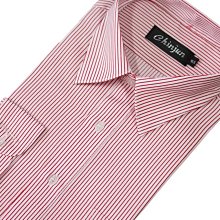【零碼出清】商務襯衫-長袖-紅條紋LS02