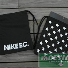 南◇現貨 NIKE F.C. FC 束口袋 黑白 抽繩 後背 帆布 尼龍 縮口袋 星星 後背包 打球包 星