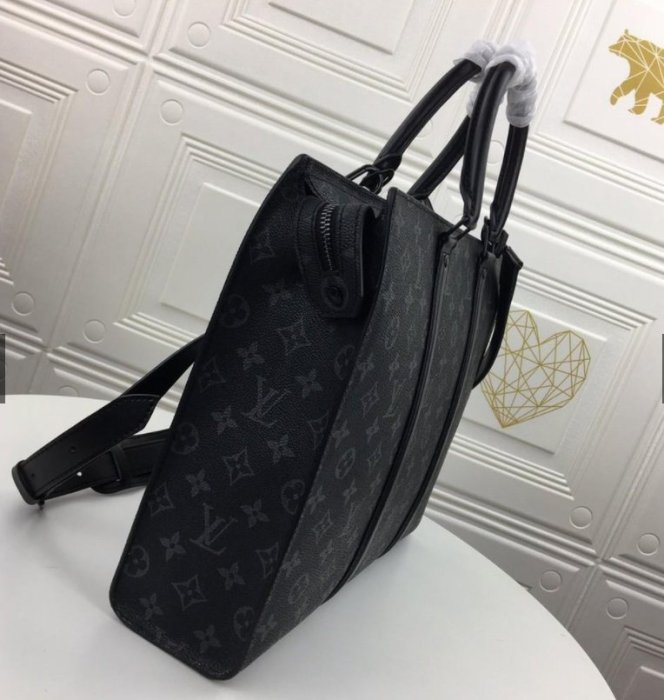 LV Sac Plat Horizontal Zippe