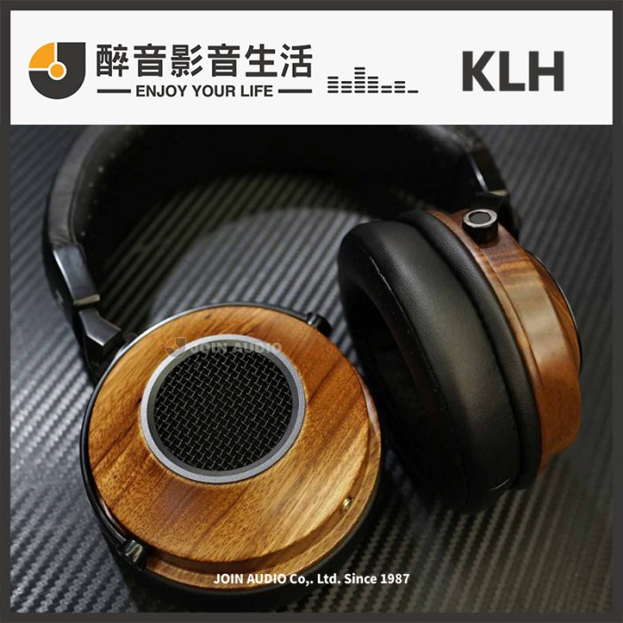 【醉音影音生活】美國 KLH Ultimate One 耳罩式耳機.純鈹振膜.斑馬木.台灣公司貨