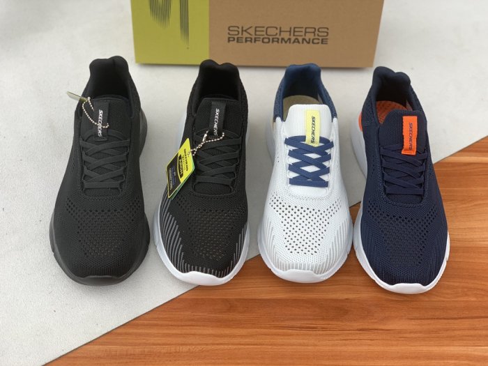 特惠款 正貨 斯凱奇/Skechers男鞋 休閒鞋 套腳鞋 輕便款 網眼 夏款 舒適透氣 緩震中底 加寬鞋楦 扁平足鞋款