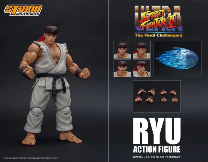 金錢貓雜貨 全新 Storm Toys 1/12 快打旋風 Street Fighter 龍 隆 Ryu