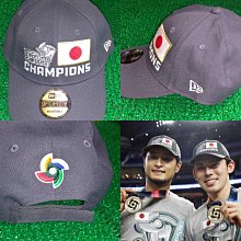 貳拾肆棒球--2023WBC世界棒球經典賽侍JAPAN 日本冠軍賽後穿著灑香檳用紀念球帽new era製作
