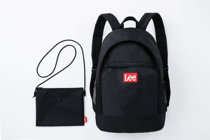 代訂]Lee BACKPACK SET BOOK RED version 紅底白字LOGO後背包＆肩背包