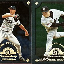 【JB6-0730】MLB 精選老卡限量卡6張 如圖 1998 LEAF 50th