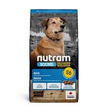 【阿肥寵物生活】 免運 // 加拿大Nutram紐頓-S6 成犬 雞肉+南瓜-11.4kg