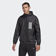 S.G ADIDAS M W.N.D Jkt PB H42037 黑 男 三線 內刷毛 保暖 防風 連帽外套