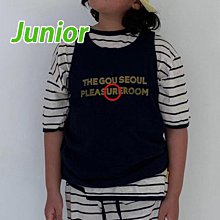 JS(7~9Y)~JL(9~11Y) ♥上衣(NAVY) GOU-2 24夏季 GOU240331-086『韓爸有衣正韓國童裝』~預購