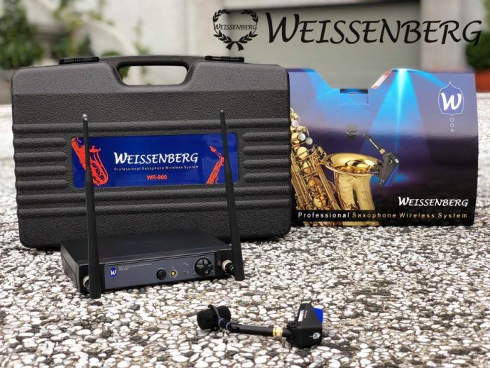 『立恩樂器』免運分期 WEISSENBERG 韋笙堡 薩克斯風 專業無線麥克風系統 WR-900 WR900 薩克斯風