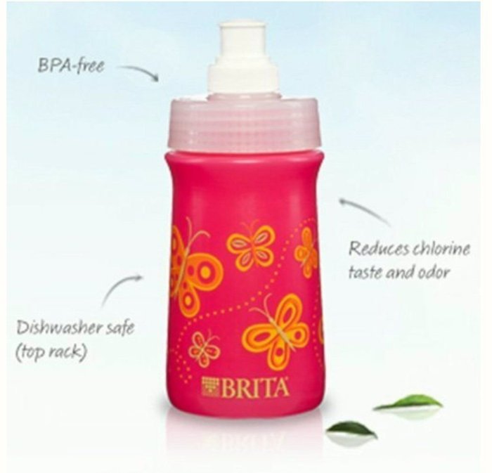 「美樂媽咪」美國正品 BRITA  364cc隨身濾水壺-粉紅色款頁面