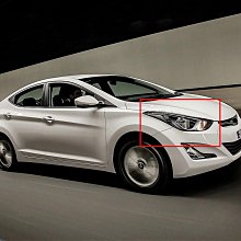 《※台灣之光※》全新 現代 HYUNDAI ELANTRA EX 17 16 15 14年原廠型黑底大燈頭燈