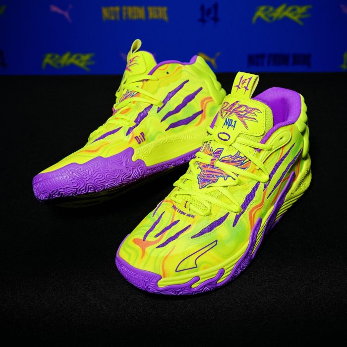 南🔥2024 4月 PUMA MB.03 Iridescent 籃球鞋 37990401 珠光白色LaMelo Ball