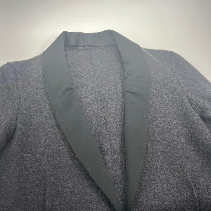 BRAND楓月 LANVIN 深灰外套 #36 外搭 時尚穿搭 衣服 造型搭配