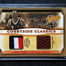 KV卡站 01-02 FLEER - STEVE FRANCIS 法蘭西斯(no jordan kobe james) 三色球衣座椅卡  限量 150 張  少見!