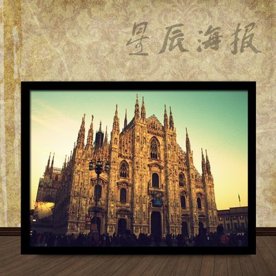意大利風光梵蒂岡聖彼得大教堂羅馬鬥獸場旅行照片牆星辰海報5