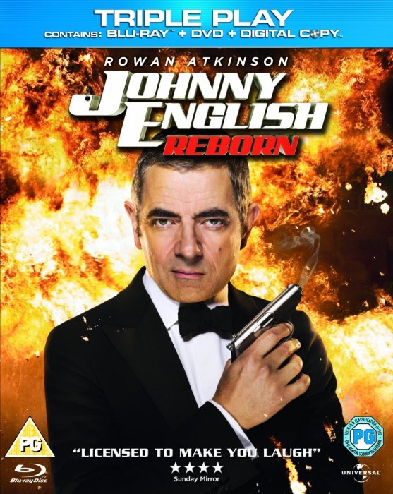 【BD藍光】凸搥特派員 二度出包：BD+DVD雙碟外紙套限定版Johnny English 2(台灣繁中字幕)