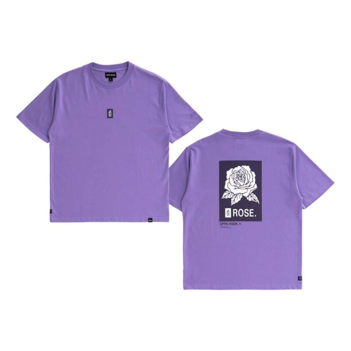 CPTN HOOK ARRIVAL 19 ROSE TEE II 白/紫/黑