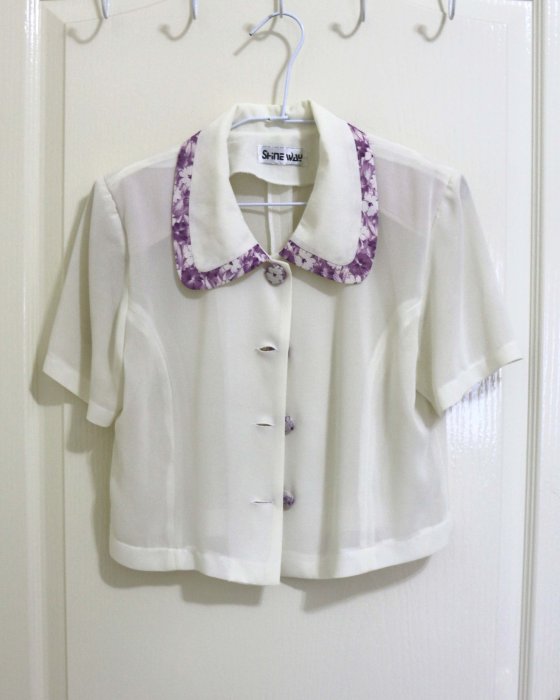 【CL-G15】春夏秋款女裝套裝 小花短袖連身裙+小外套兩件套