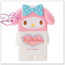 ♥小花花日本精品♥ Hello Kitty 不沾手雙帶美樂蒂造型膠帶封膠信封辦公學生必備雙面膠站姿藍水玉62005500