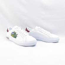 LACOSTE L005 女 休閒鞋 龍刺繡LOGO 買鞋送襪 44SFA00012G1 白 紅後跟【iSport】