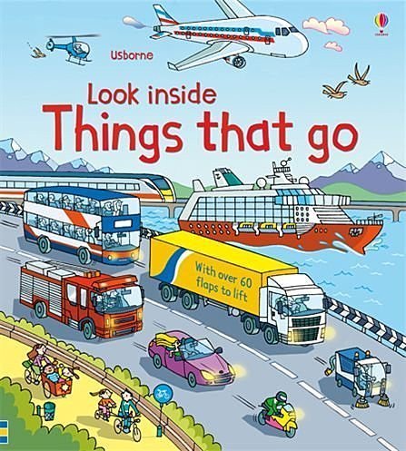 usborne look inside things that go food space等翻翻書