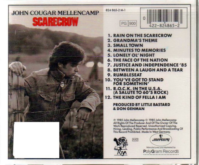 JOHN COUGAR MELLENCAMP SCARECROW 再生工場3 03