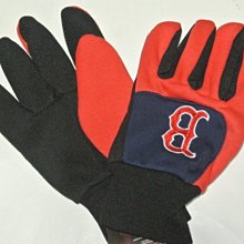 貳拾肆棒球-美國帶回.MLB大聯盟波士頓紅襪保暖用手套一雙/2