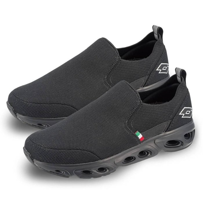 【LOTTO 樂得】EASY FLOW3 風動健步鞋 黑 LT6200 尺寸:25.5~28/29CM