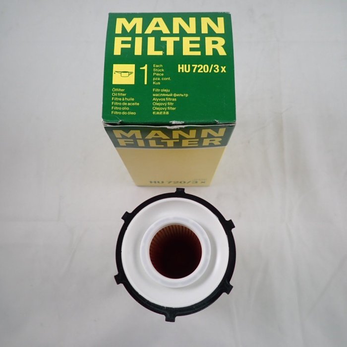 MANN 機油芯 HU720/3x 適用 BMW X5 X6 F01 F02 F10 柴油車 機油濾清器