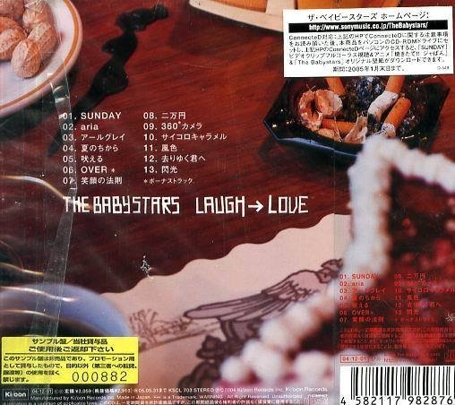 (日版全新未拆) THE BABYSTARS - laugh→love - 初回限定盤