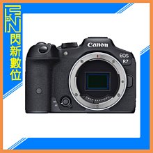 ☆閃新☆回函送好禮CANON EOS R7 Body 單機身 APS-C 相機(R-7,公司貨)