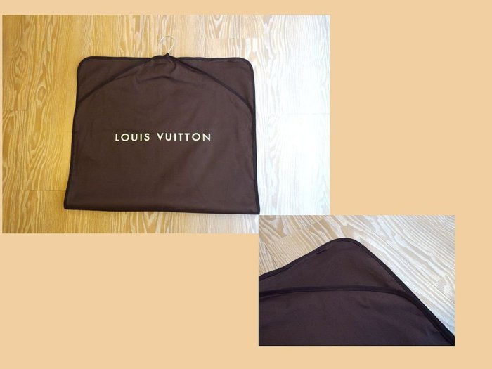 *Beauty*LOUIS VUITTON LV咖啡色布料中長衣套 LV6(F)外套短風衣大衣衣套  名牌精品衣套