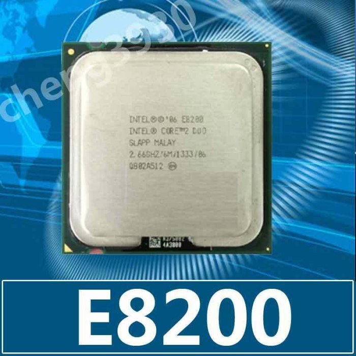 希希之家Cpu Intel Core 2 Duo E8200 E8300 E8400 E8500 E8600 插槽 LG