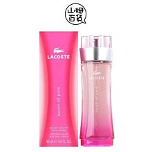 『山姆百貨』LACOSTE 鱷魚 粉紅觸感 女性淡香水 90ml TESTER