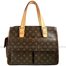 金鐸精品~2019 LOUIS VUITTON LV 路易威登 M51162 雙口袋手提肩背包 托特包 公事包