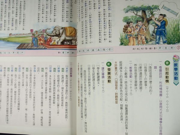 【考試院二手書】《國語  國小三上第5冊 教師手冊》│仁林文化│八成新(11C34)