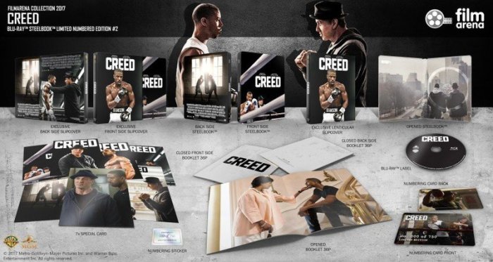 毛毛小舖--藍光BD 金牌拳手 Creed 幻彩盒限量鐵盒版(中文字幕) 席維斯史特龍