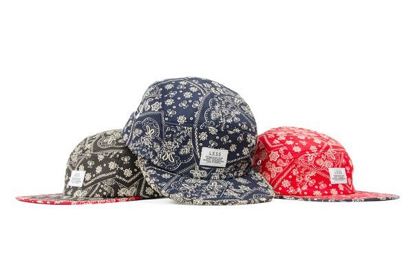 { POISON } LESS SIMPLE PAISLEY LOGO CAMP CAP 撞色變型蟲紋五片帽