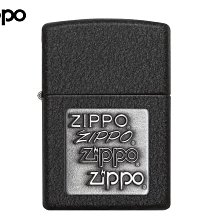 【寧寧精品*台中打火機30年老店】美國 Zippo 防風打火機 經典四代 Zippo logo浮雕礦石黑 363-2