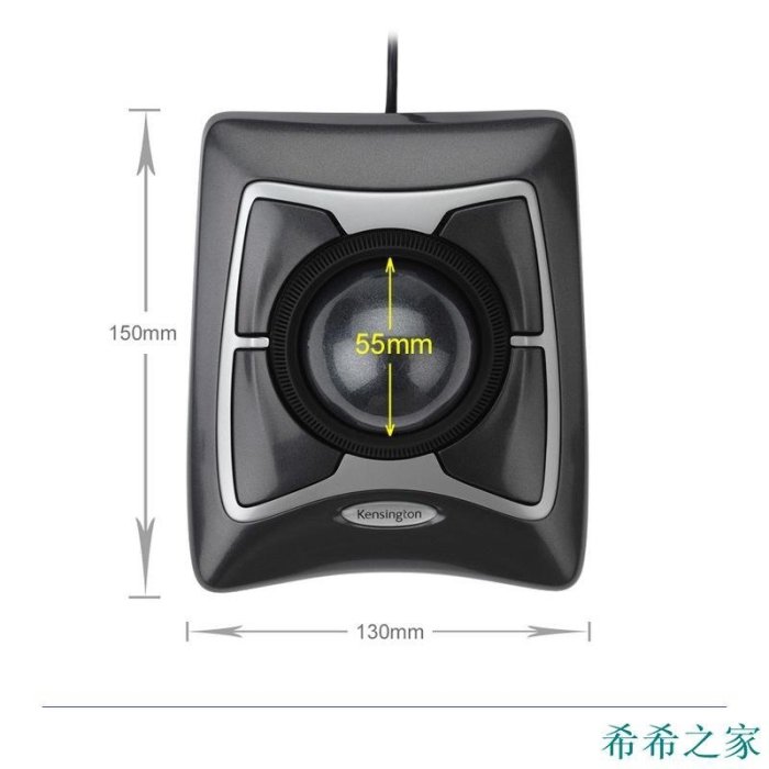 【熱賣精選】Kensington Expert Mouse 有線軌跡球K64325