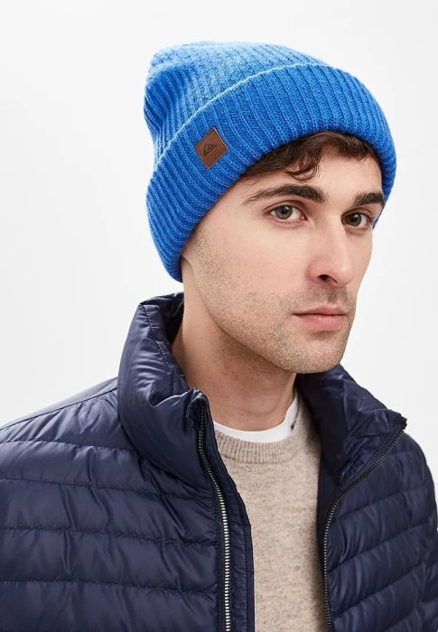 Quiksilver Routine Beanie 羊毛混紡 毛帽 針織帽 保暖 藍色 全新 現貨 保證正品