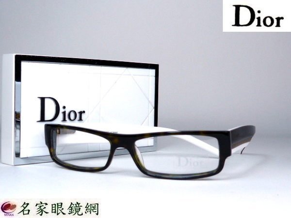 《名家眼鏡》Dior 個性線條設計時尚玳瑁色膠框BLACK TIE 63【台南成大店】