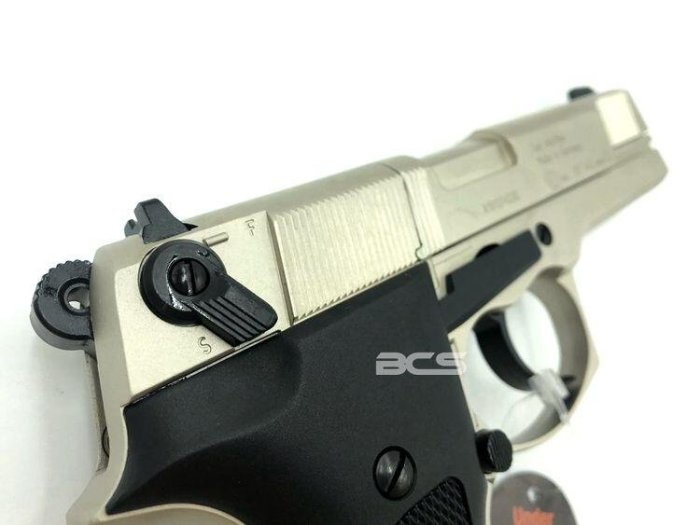 【武莊】UMAREX WALTHER CP88 鎳轉輪 4.5mm 霧銀色 CO2短槍-UM45CN15