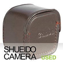 集英堂写真機【全國免運】中古美品 / CANON 原廠皮套 保護套 收納盒 5x7x7cm #5 22266