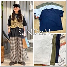 SaNDoN x『BEAMS』夏季涼爽材質側邊開叉設計口袋舒服短TEE 230508