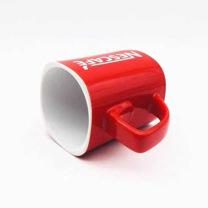 下殺 經典雀巢杯雀巢咖啡杯經典紅杯 紅色馬克杯紅杯經典容量250ML包郵