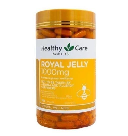 【值得小店】澳洲Healthy Care 蜂王乳膠囊 蜂王漿365粒1000mg 蜂王乳膠囊  -mm