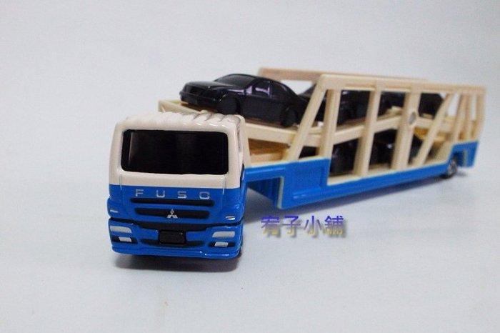 TOMY Tomica 131 Mitsubishi Fuso Transporter 汽車運輸車 拖車 全新