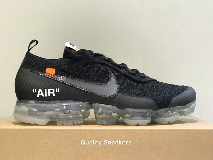 現貨- Off-White x Nike Air VaporMax Flyknit 黑魂12 AA3831-002