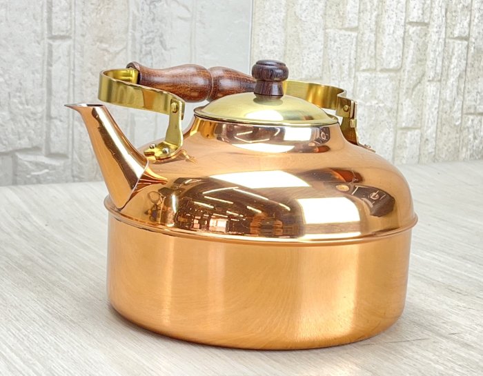 【JP.com】日本帶回 新光金属 銅製水壺 COPPER 100 HOME WARE 銅壺 茶壺